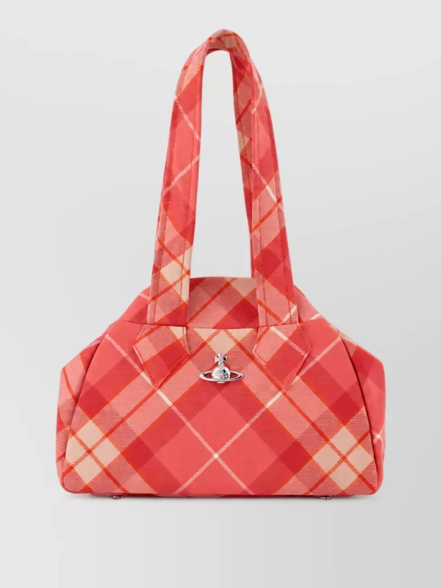 Vivienne Westwood Tote Bag Medium aus Wolle in Koralle, Foto 1