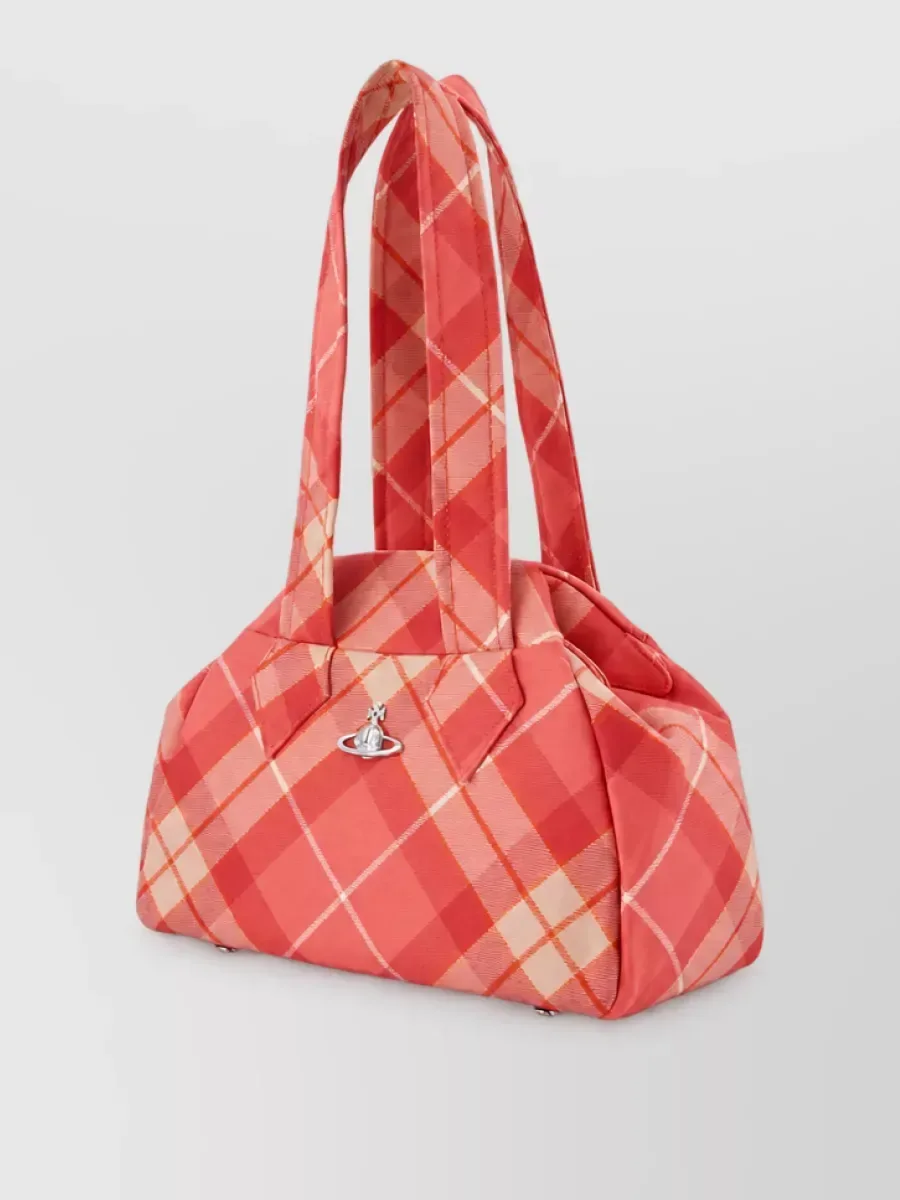 Vivienne Westwood Tote Bag Medium aus Wolle in Koralle, Foto 2