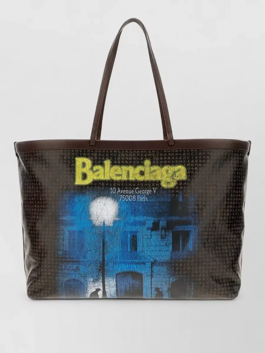 Balenciaga Shopping Tote Large 蓝色款,图片1