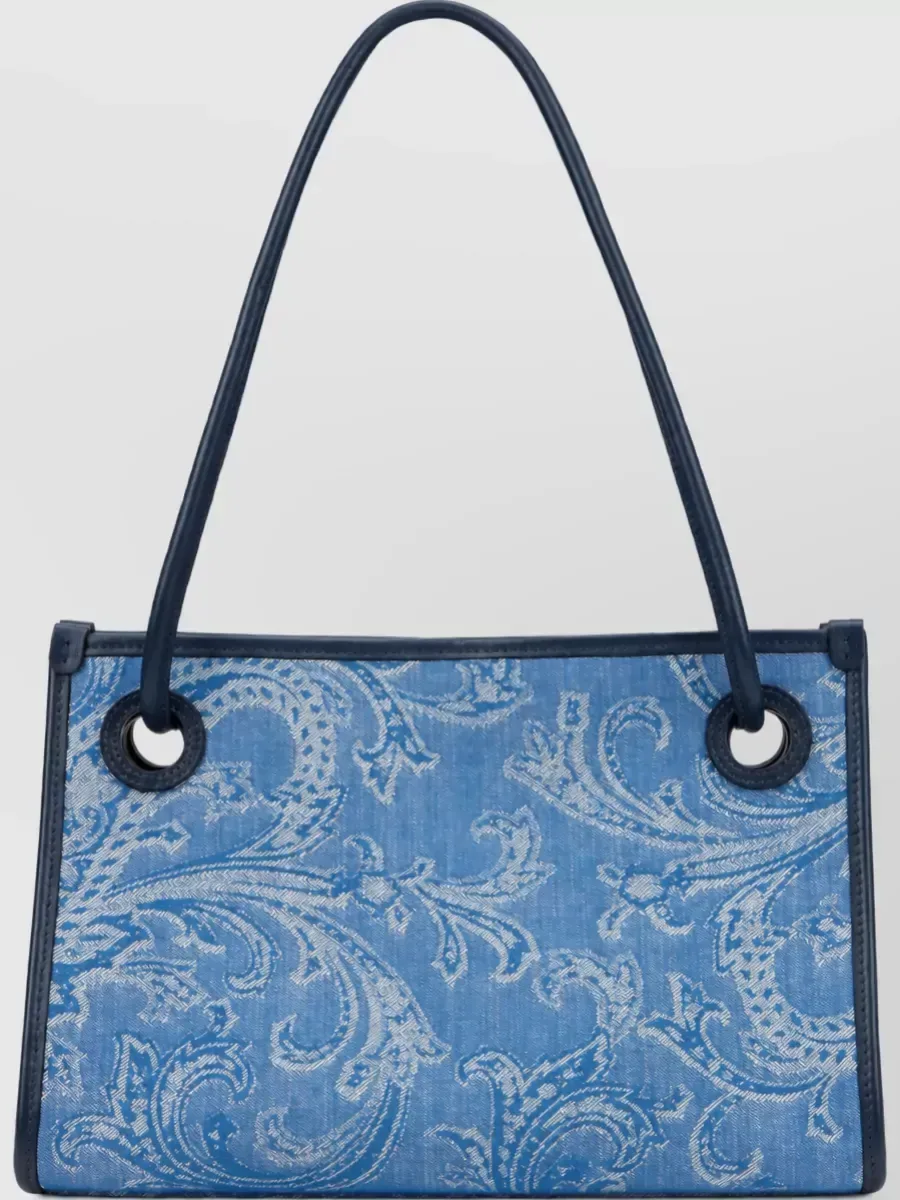 Etro Small Denim Tote in Hellblau, Foto 1