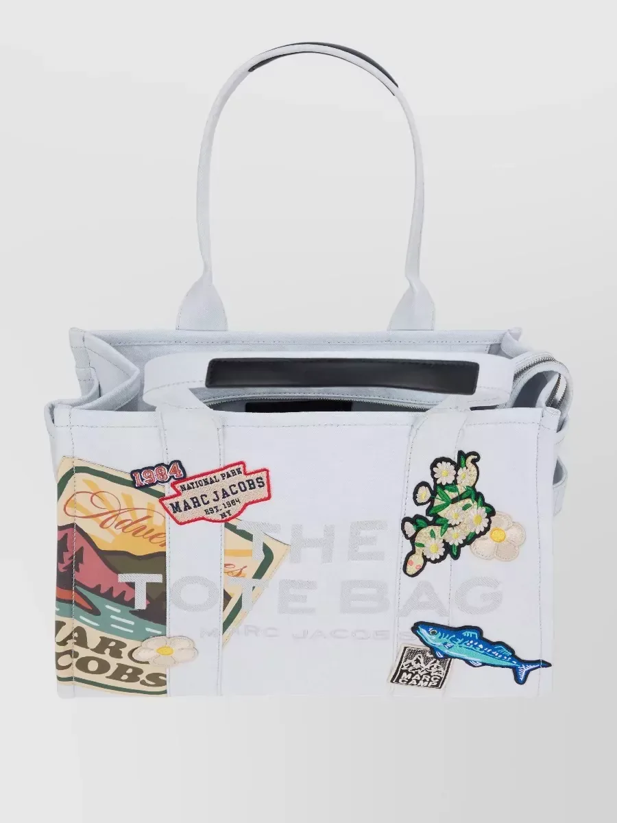Marc Jacobs Landscape Patches Tote in White, photo 4