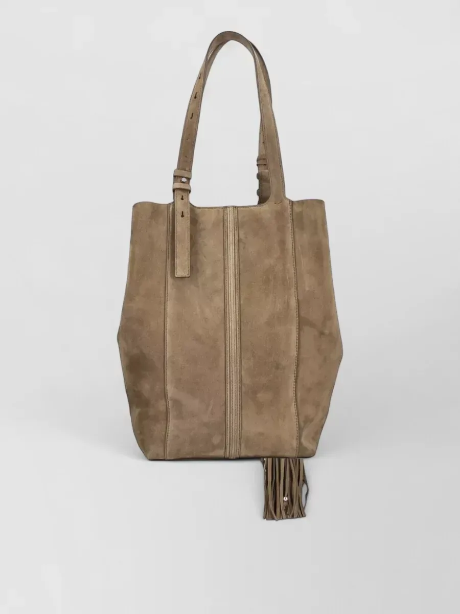 Golden Goose Leather Tote 棕色款,图片2