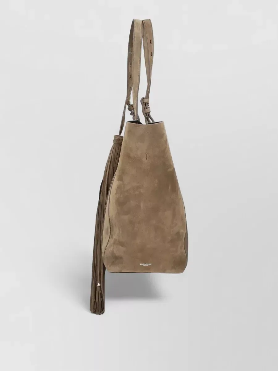 Golden Goose Leather Tote 棕色款,图片3