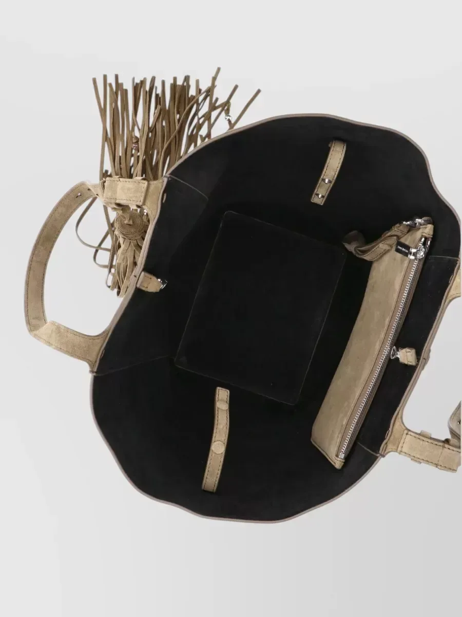 Golden Goose Leather Tote 棕色款,图片4