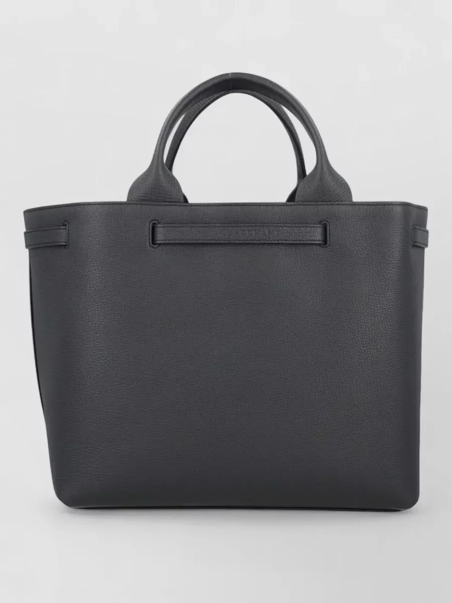 Longchamp Leder Tote Bag in Schwarz, Foto 2