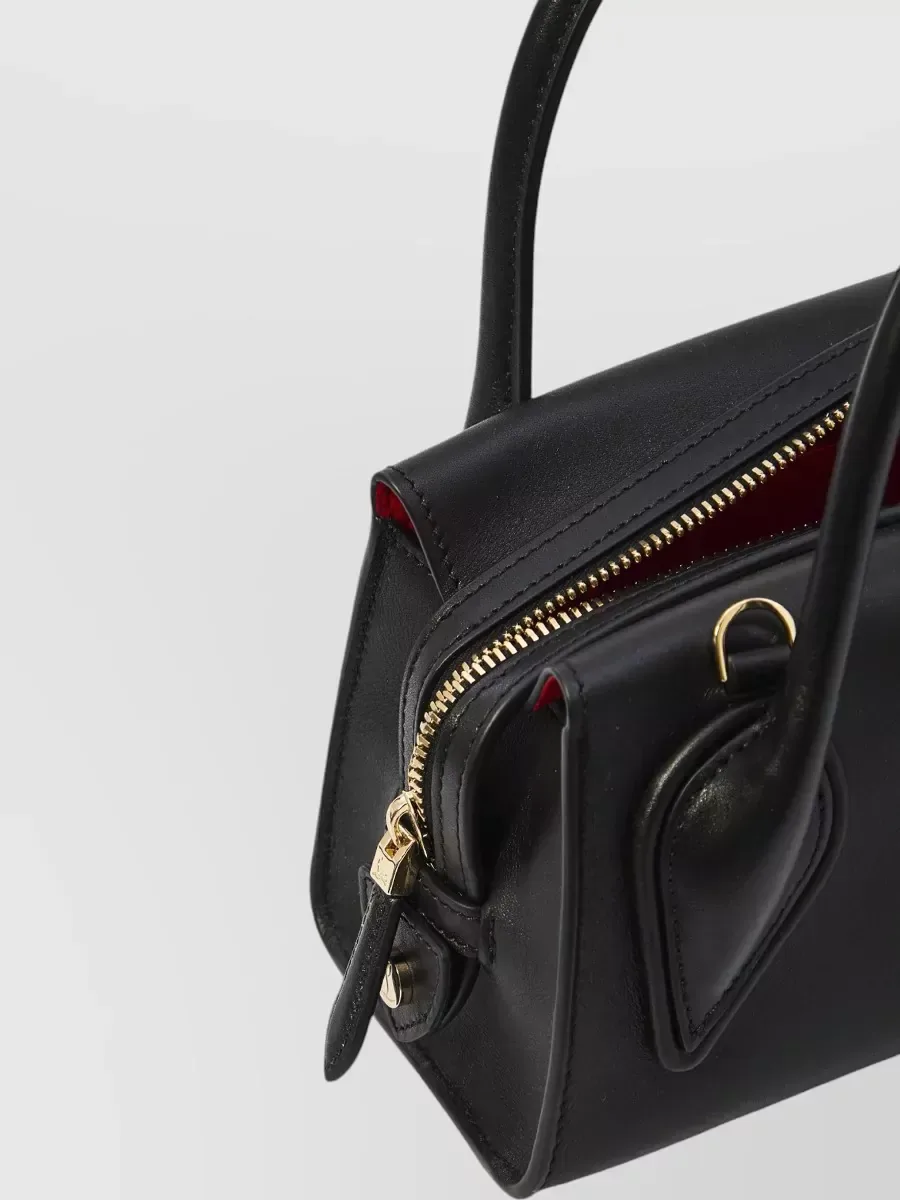 Сумка-тоут Christian Louboutin Venus Mini чёрного цвета, фото 4