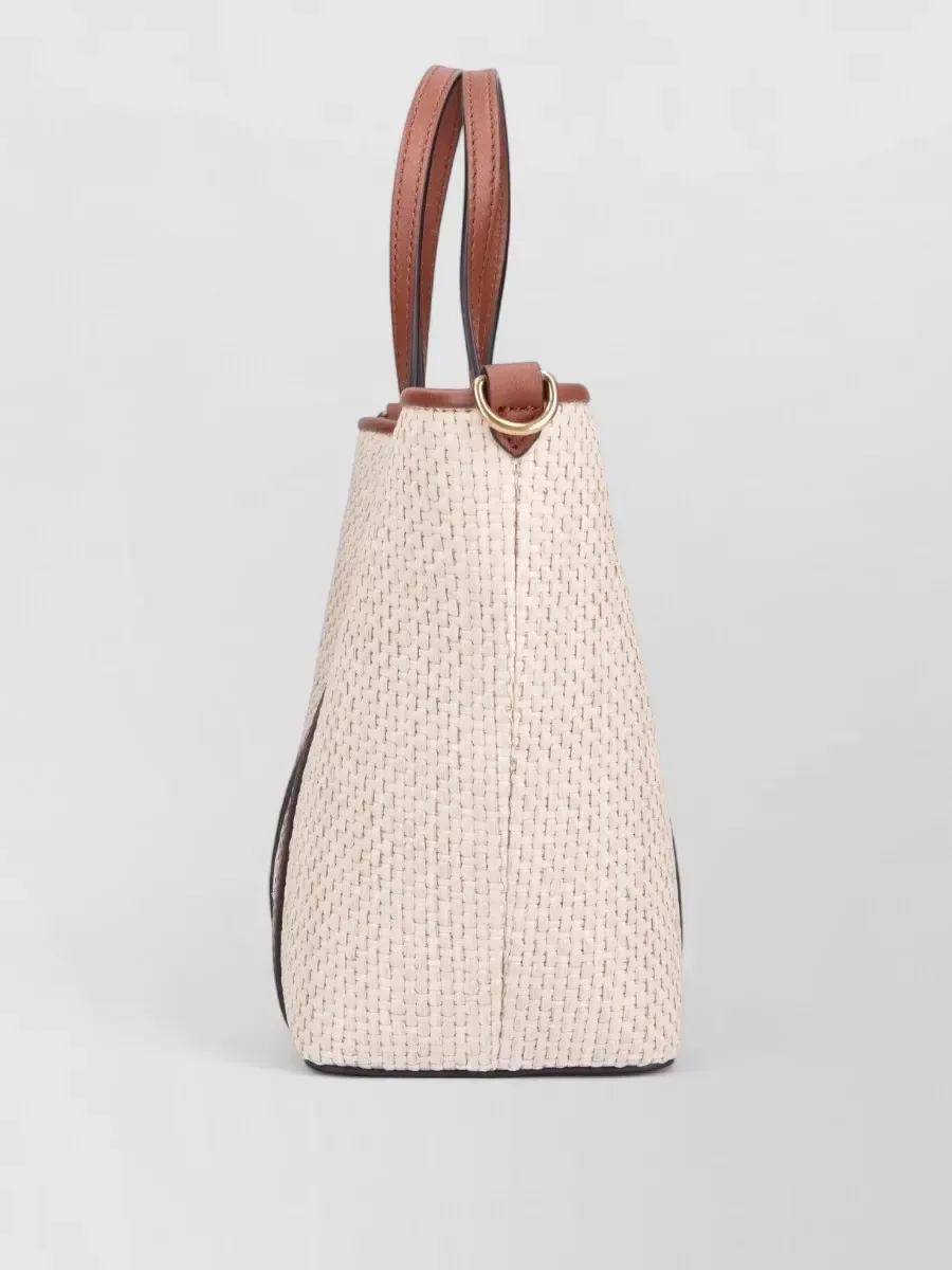Mulberry Woven Tote Bag in Creme, Foto 3