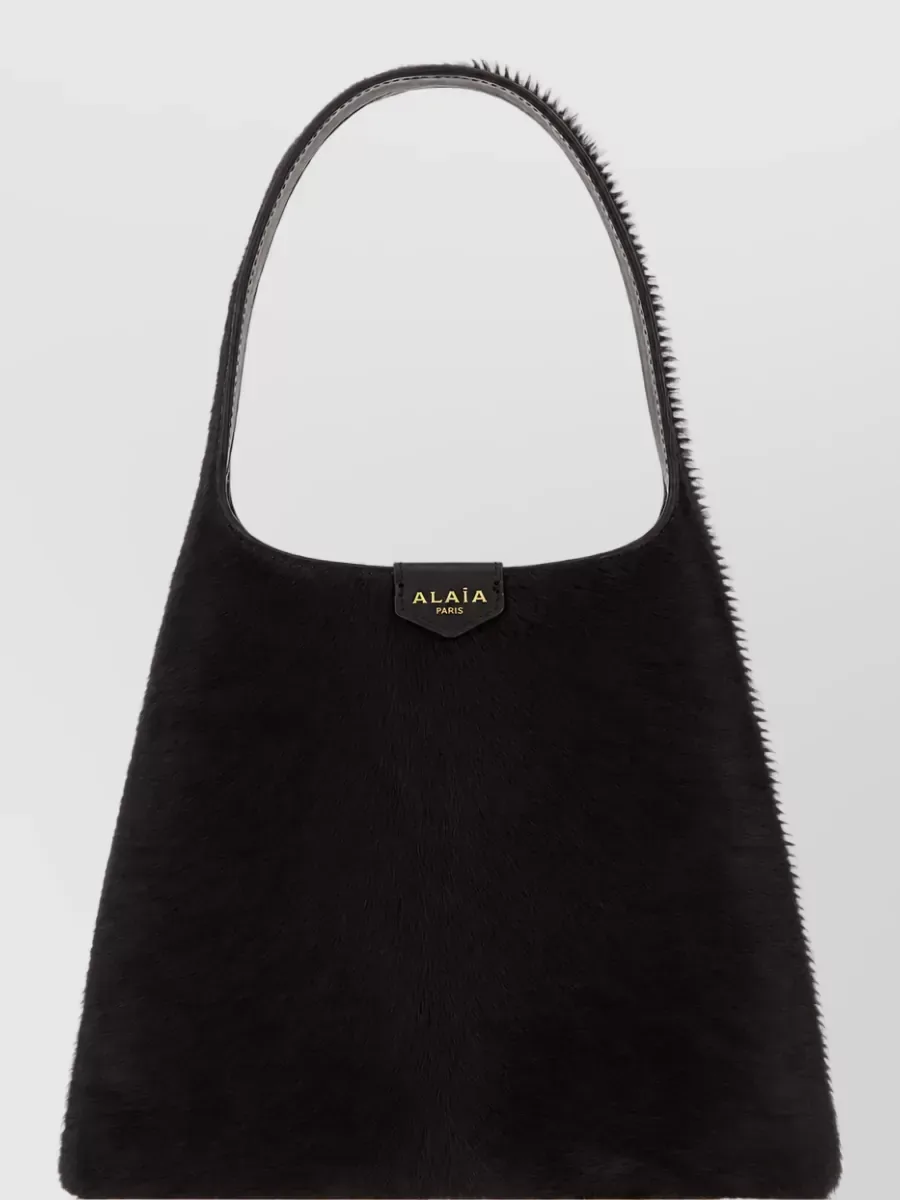 Alaïa Mini Hobo Bag in Schwarz, Foto 2