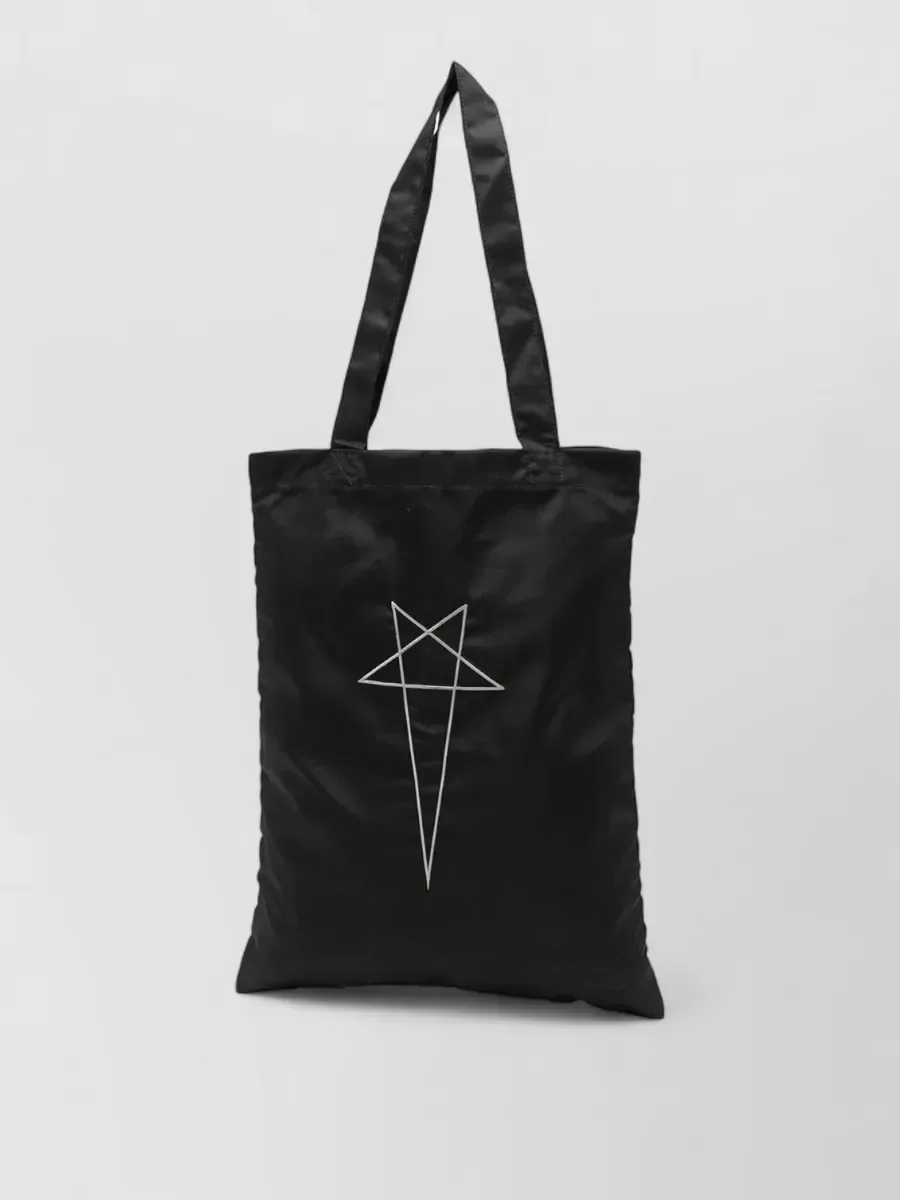 Borsa tote Rick Owens DRKSHDW in cotone nero, foto 1
