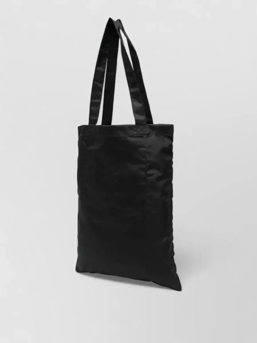Borsa tote Rick Owens DRKSHDW in cotone nero, foto 3