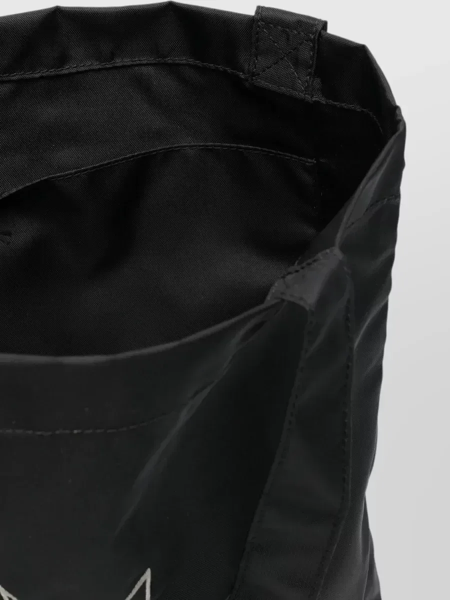 Borsa tote Rick Owens DRKSHDW in cotone nero, foto 4