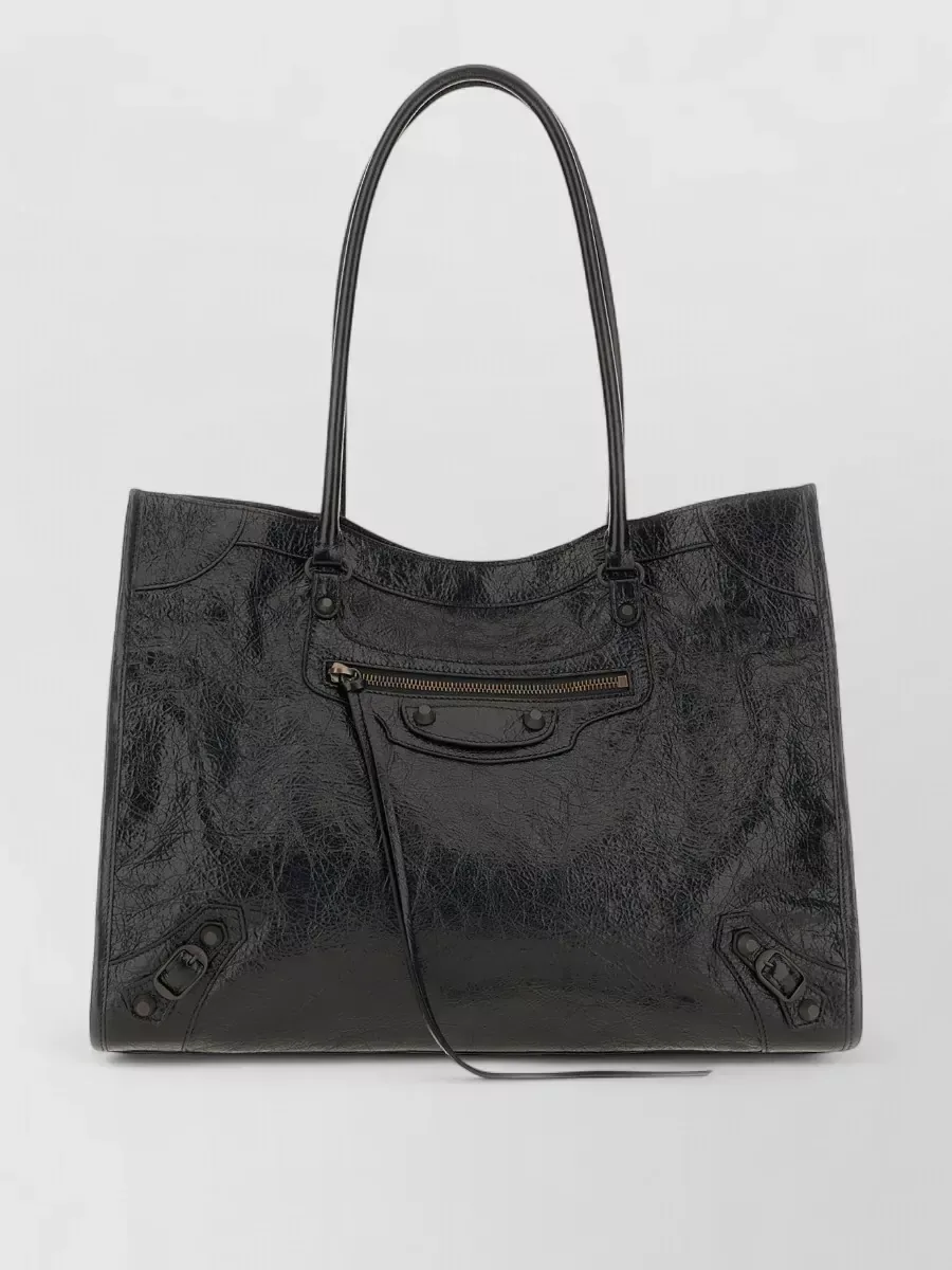 Borsa tote Balenciaga Le City Medium nera, foto 1