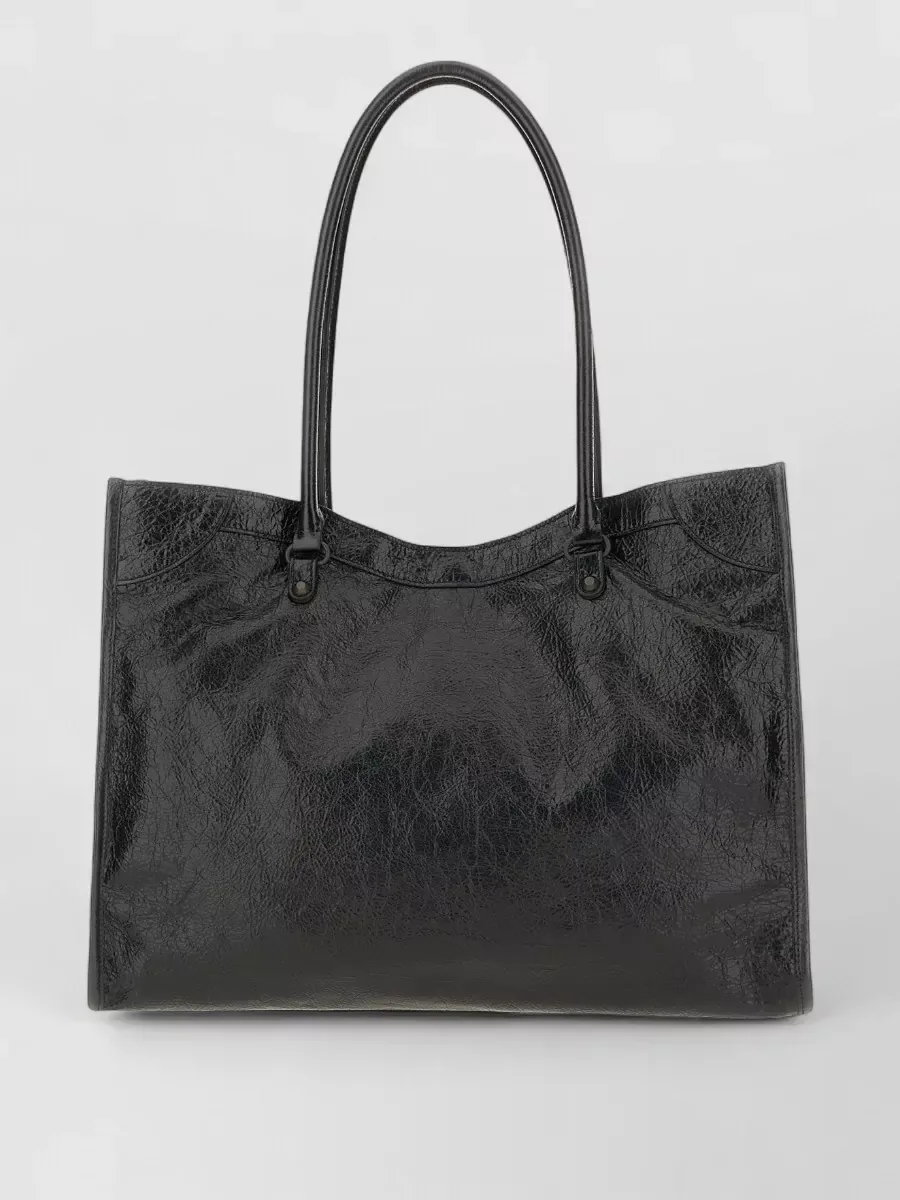 Borsa tote Balenciaga Le City Medium nera, foto 2