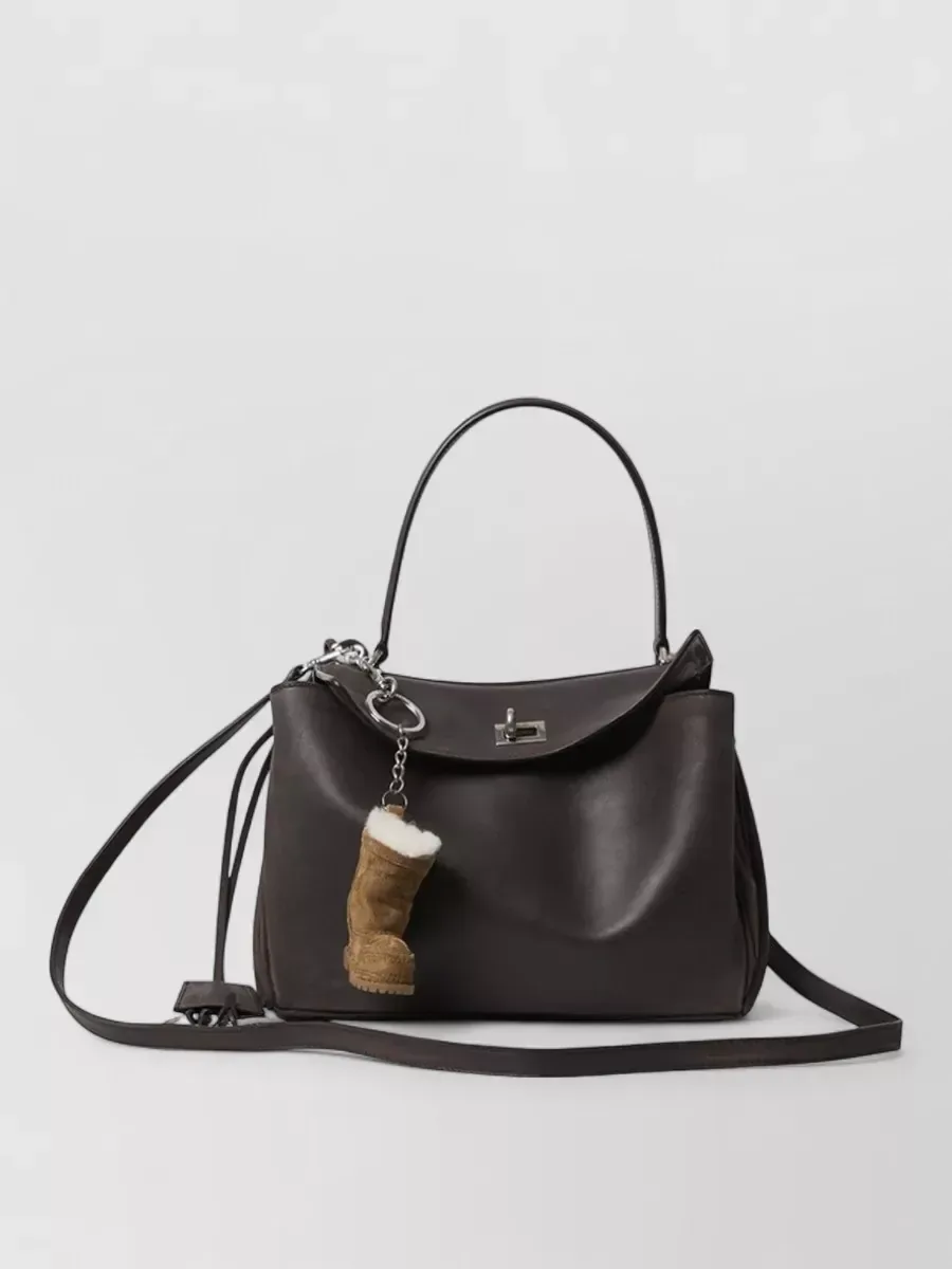 Borsa tote Balenciaga Rodeo Small marrone espresso, foto 1