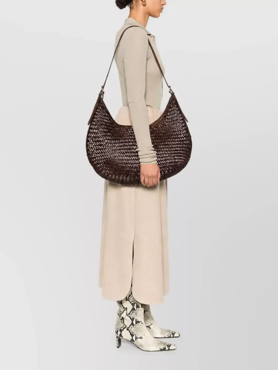 Borsa hobo Dragon Diffusion Luna Piena Large marrone, foto 2