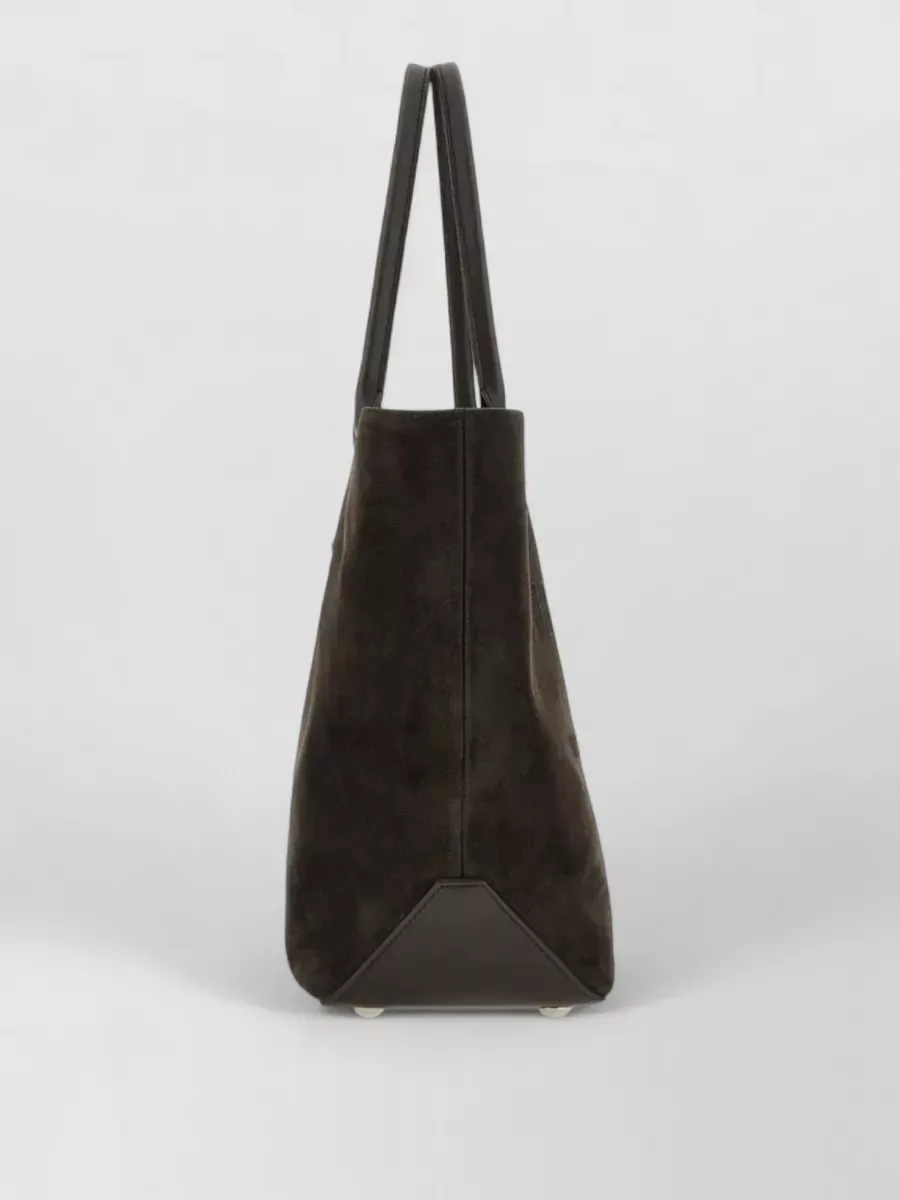 Hogan Suede Tote Medium in Brown, photo 2