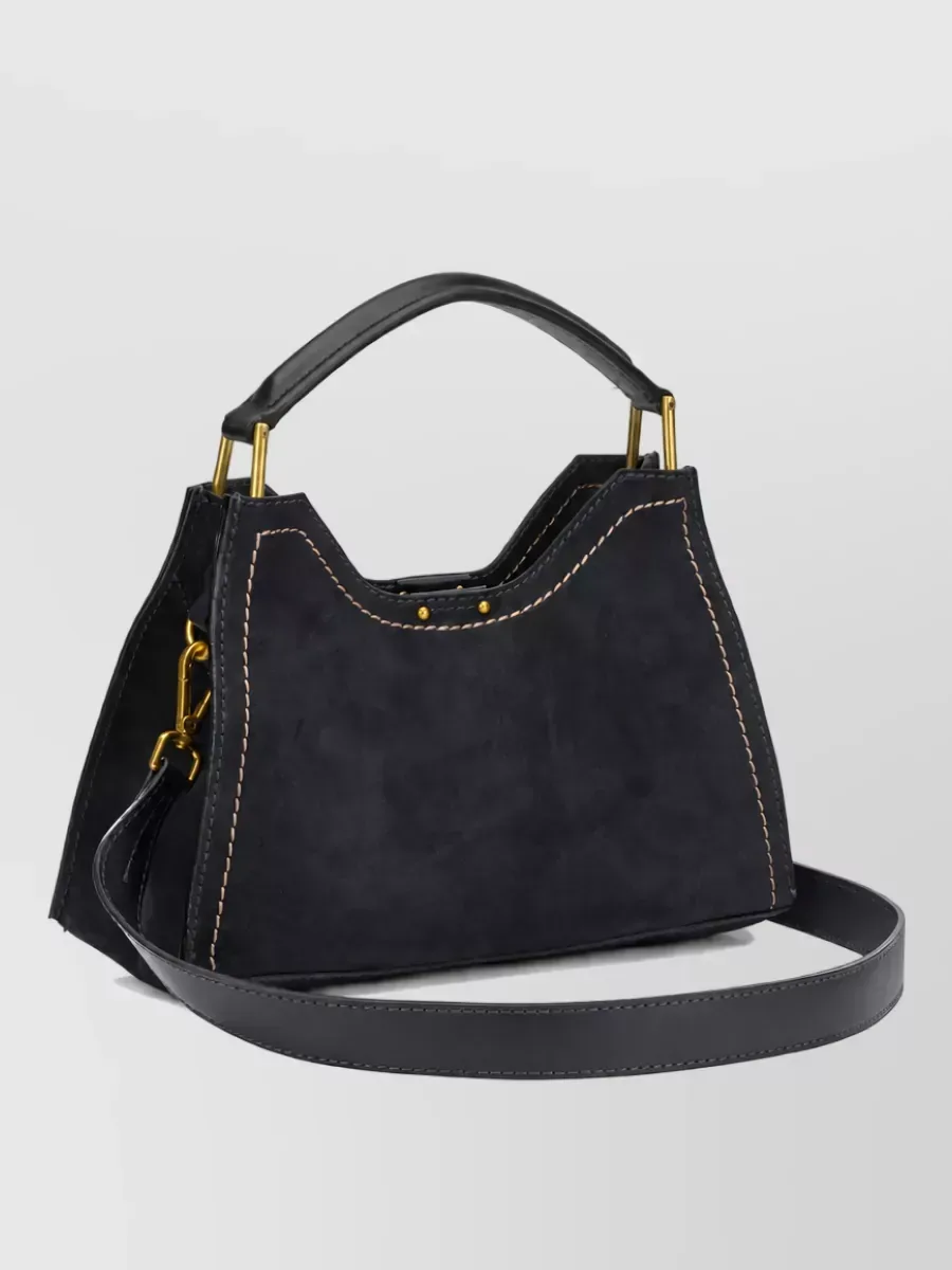 Gianni Chiarini Structured Tote in Navy, photo 2