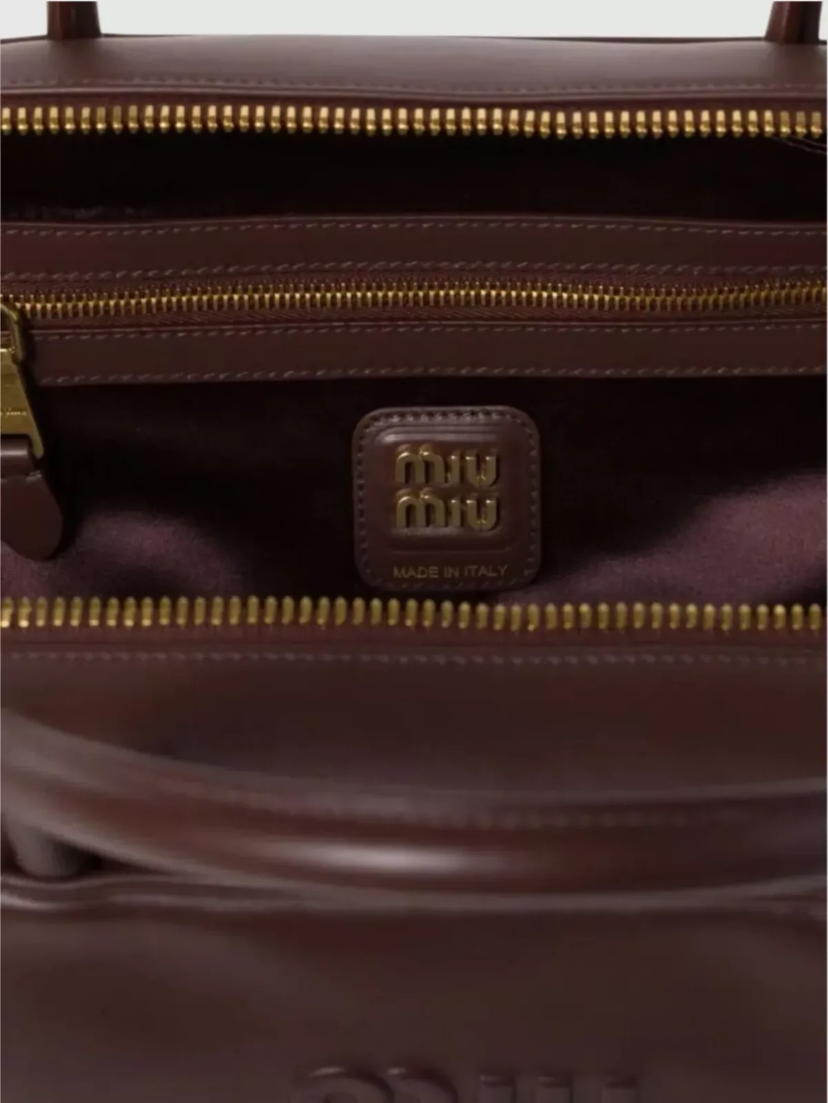 Miu Miu Beau Large in Braun, Foto 3