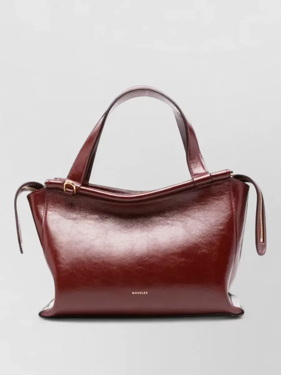 Wandler Leather Tote in Burgundy, photo 1