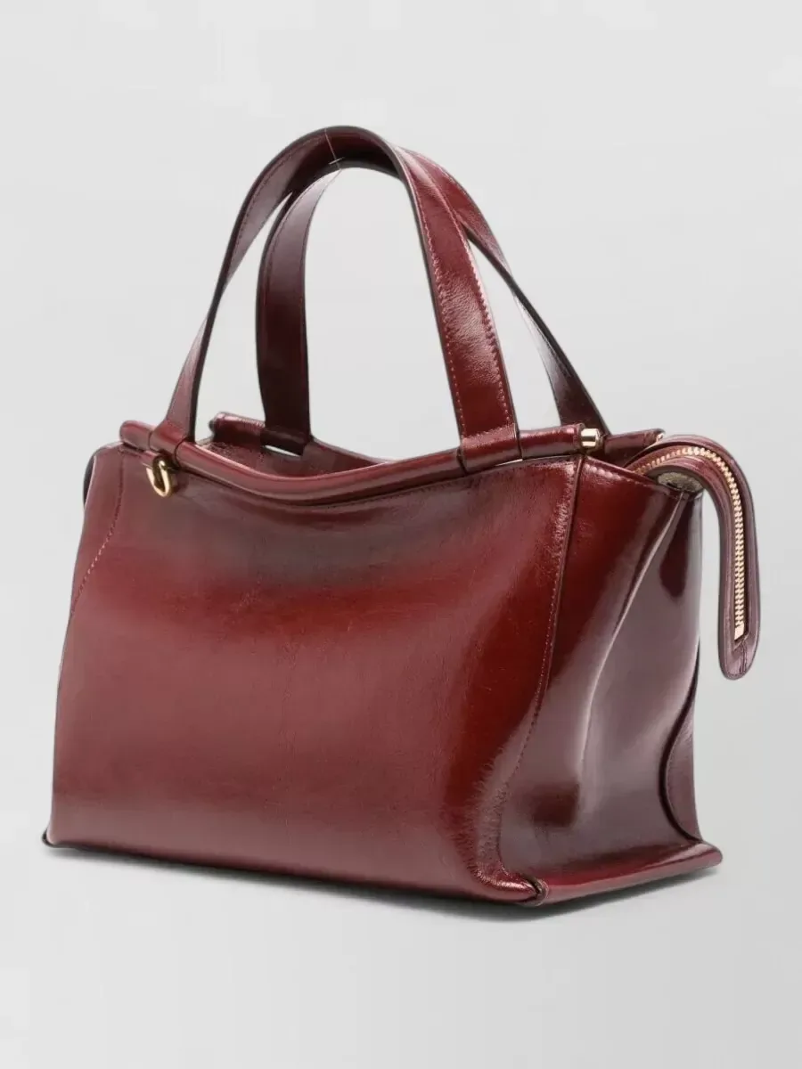 Wandler Leather Tote in Burgundy, photo 3