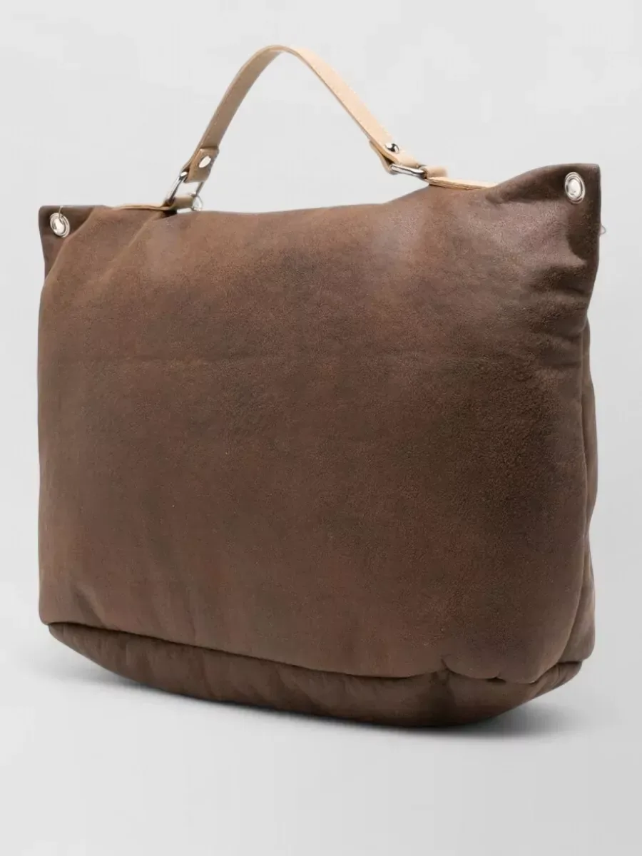 La Milanesa Trim Tote in Brown, photo 2