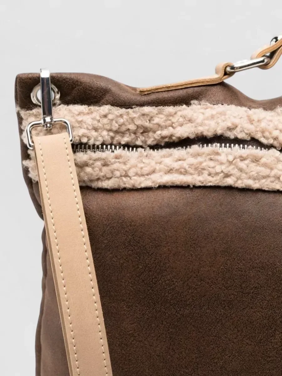 La Milanesa Trim Tote in Brown, photo 3