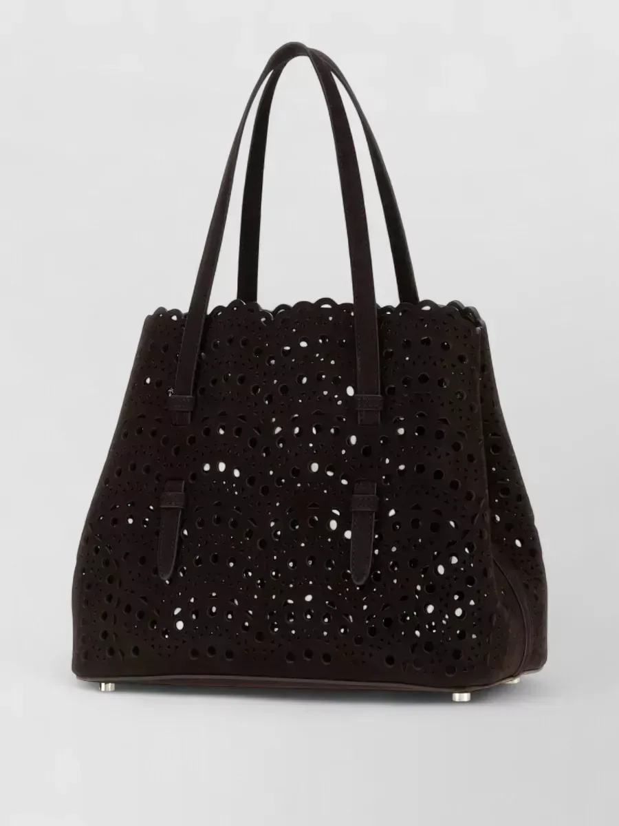 Alaïa Mina 25 in Brown, photo 2