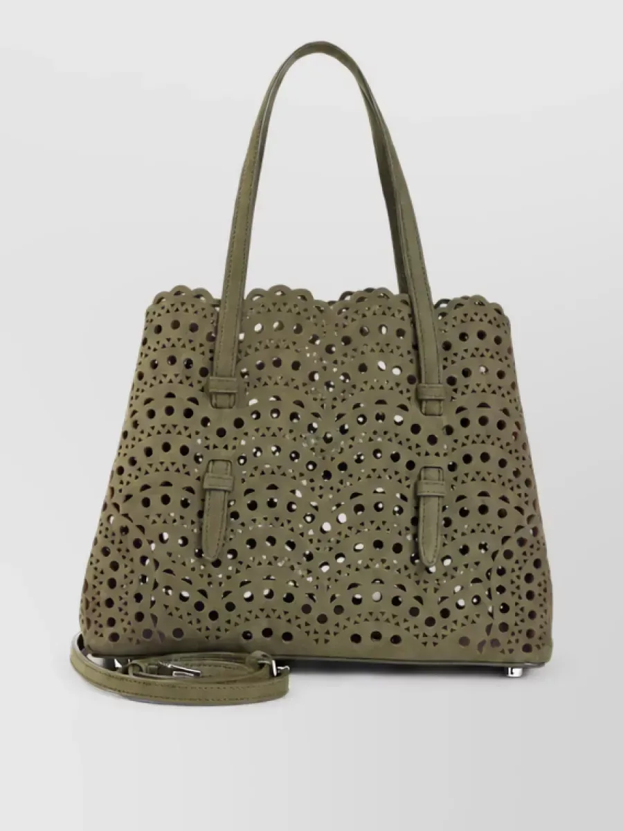 Alaïa Mina 25 in Olive, photo 4