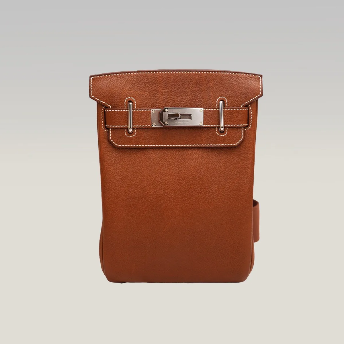 Hermès HAC à Dos Large in Gold, photo 2