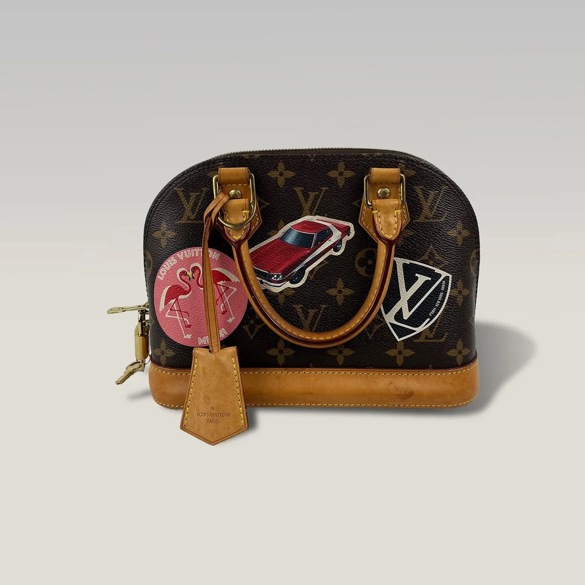 Louis Vuitton Alma BB marron, photo 2