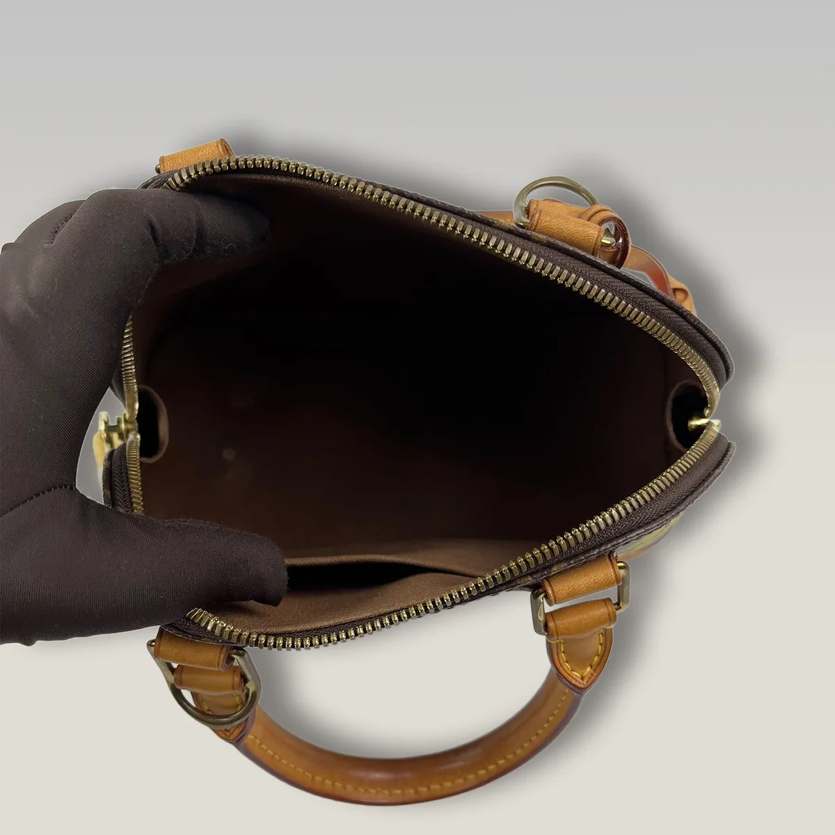 Louis Vuitton Alma BB marron, photo 6