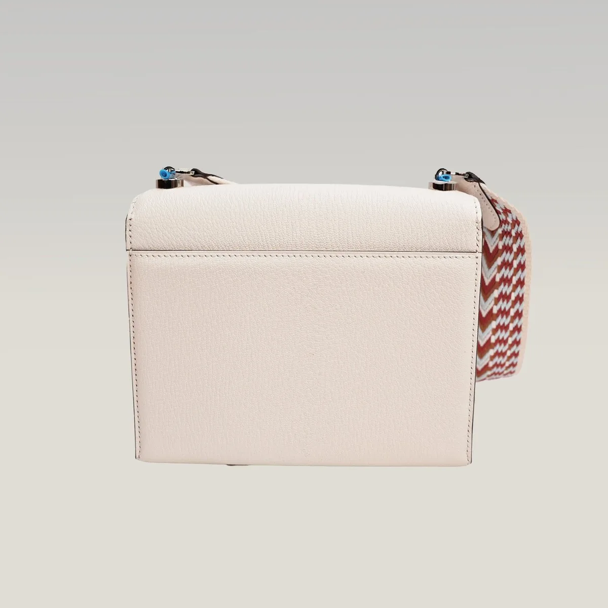 Hermès Mini Verrou in White, photo 4