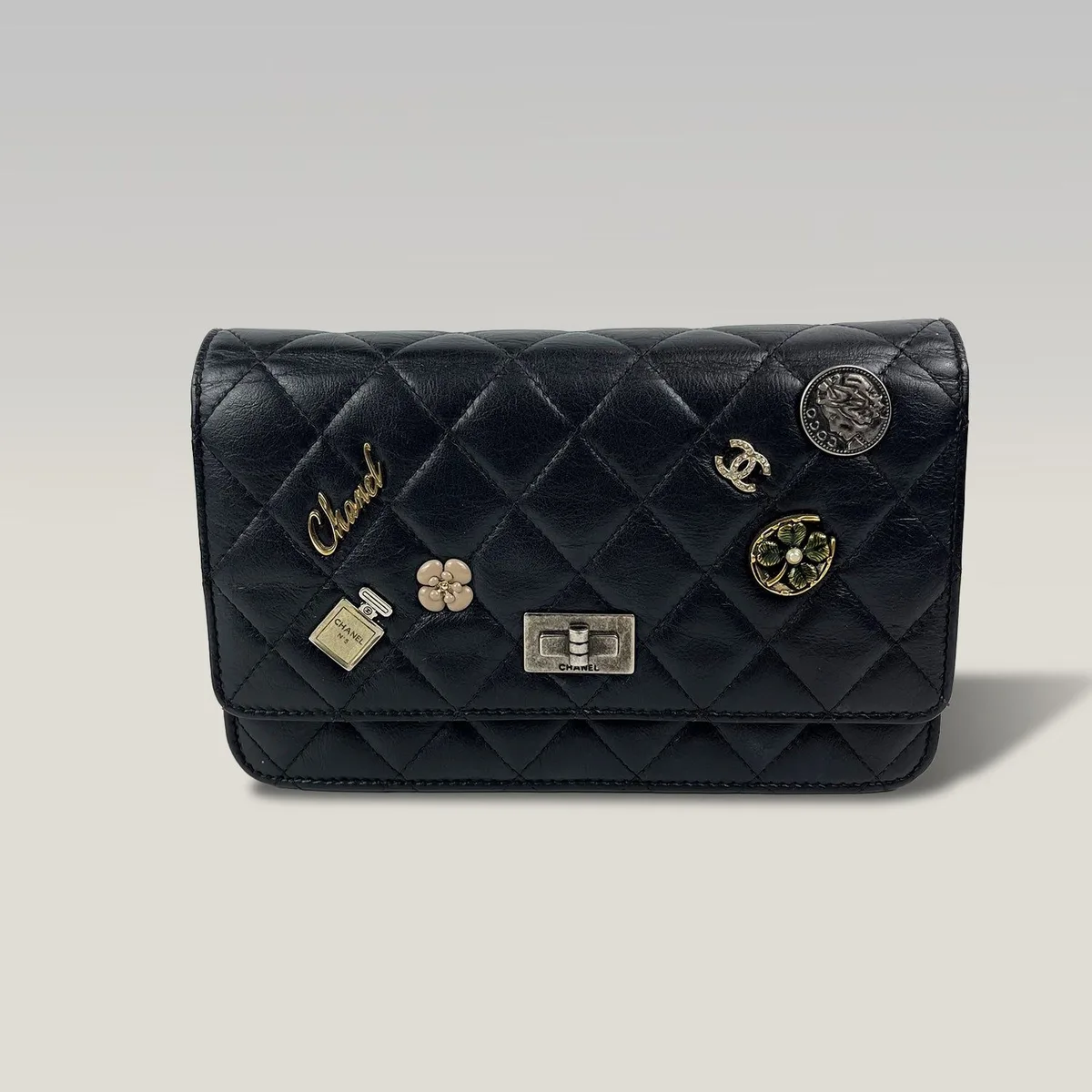 Chanel WOC 2.55 in Black, photo 2