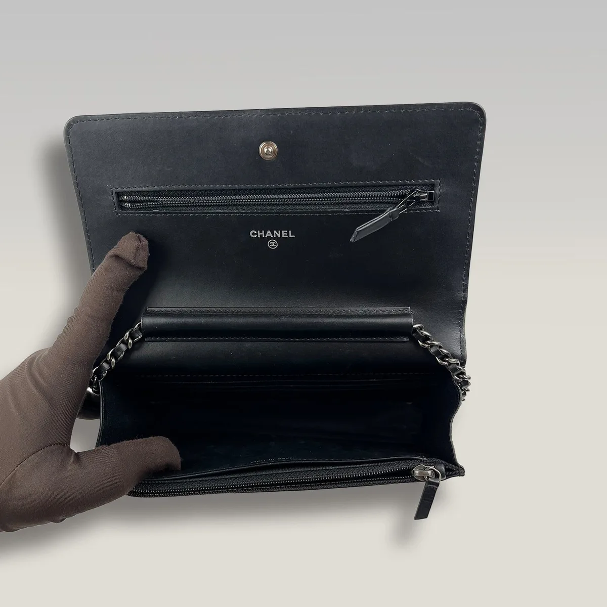 Chanel WOC 2.55 in Black, photo 6