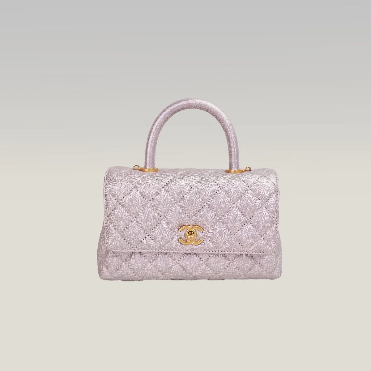 Chanel Coco Handle Small in Iridescent Lilac, photo 2