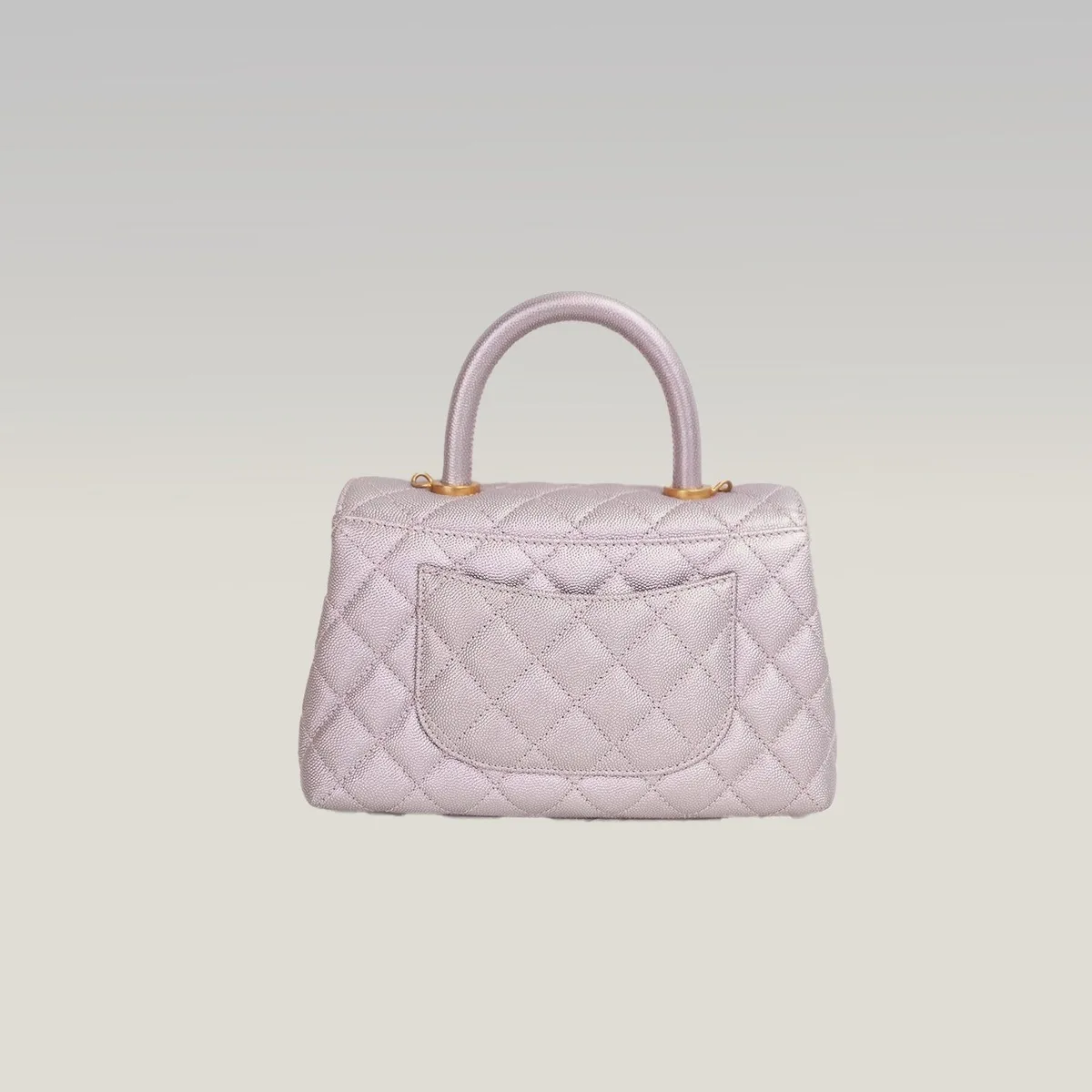 Chanel Coco Handle Small in Iridescent Lilac, photo 3