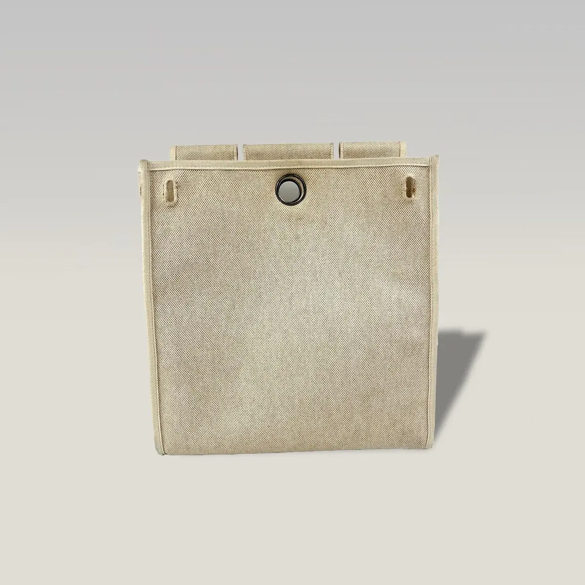 Hermès Herbag Cabas in Beige und Hellbraun, Foto 5