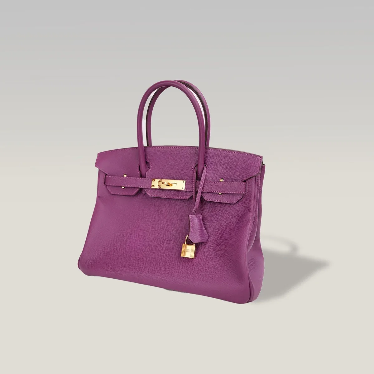Hermès Birkin 30 in Anemone Epsom Leather with Gold Hardware