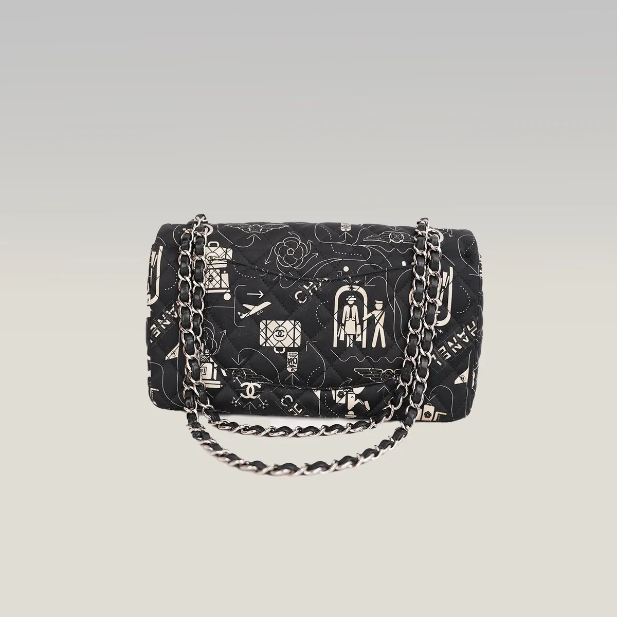 Chanel Classic Flap Medium Airlines in Black and Ivory, photo 2