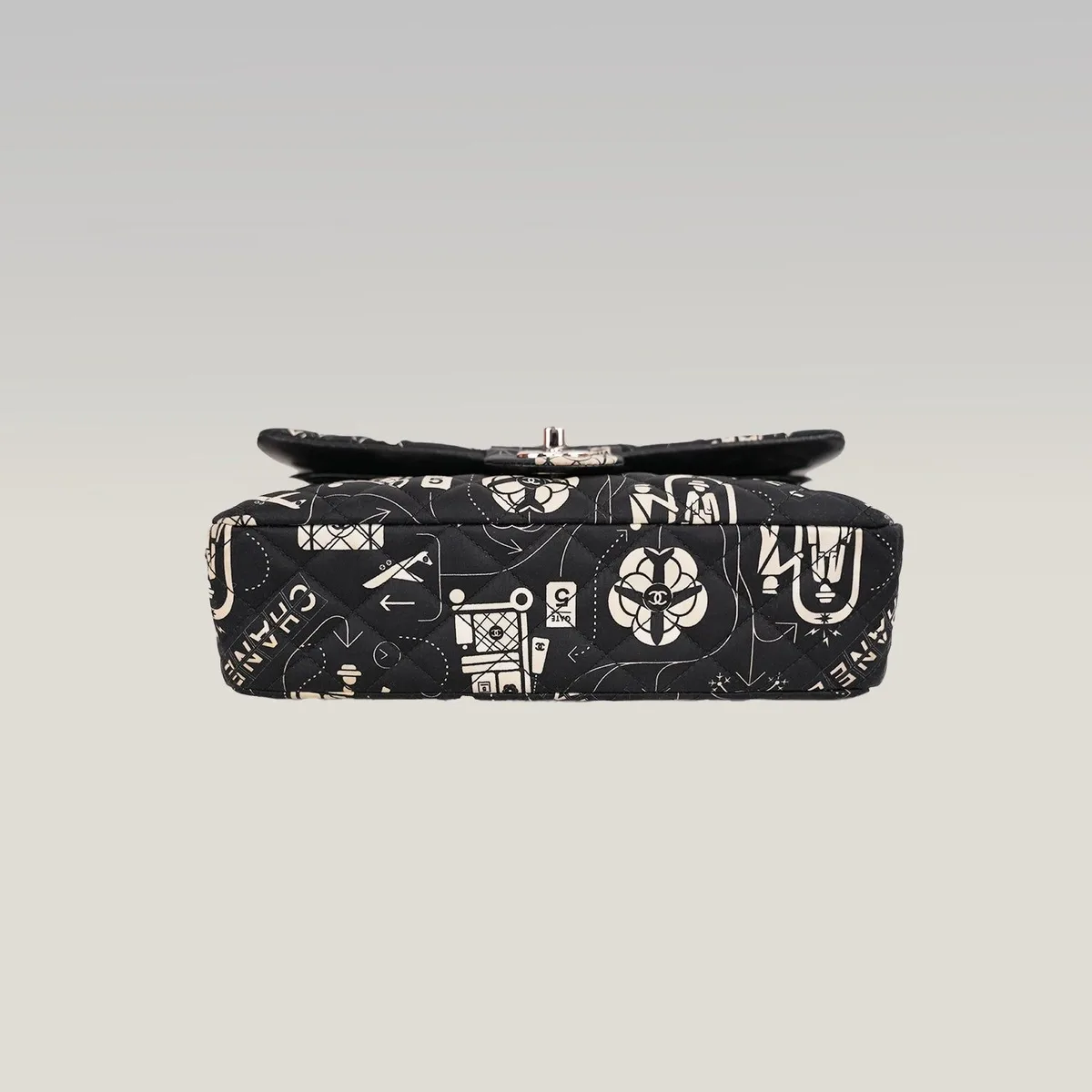 Chanel Classic Flap Medium Airlines in Black and Ivory, photo 6