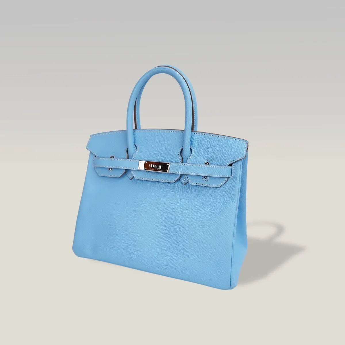 Hermès Birkin 30 in Celeste Epsom Leather with Palladium Hardware
