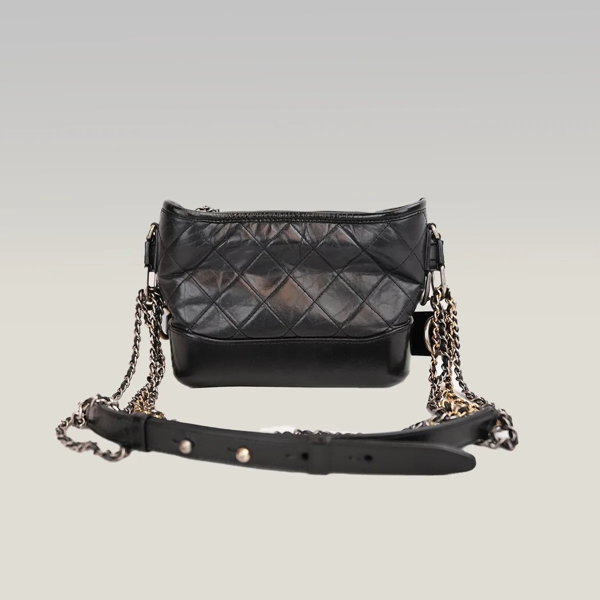 Chanel Gabrielle Hobo Small in Black, photo 3