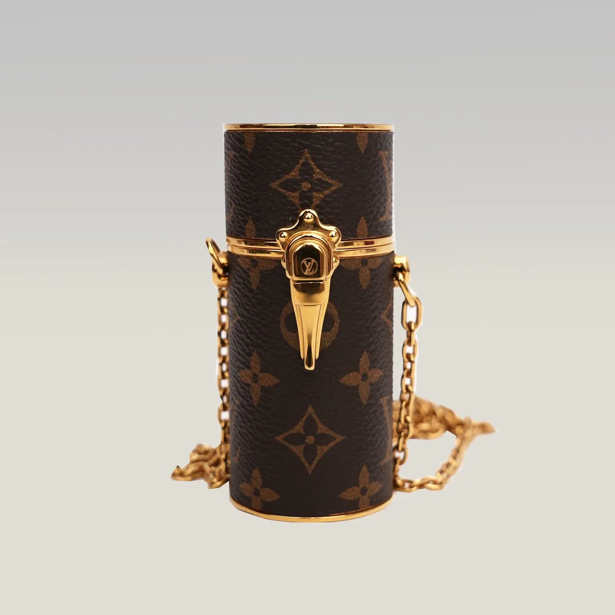 Louis Vuitton Lipstick Case in Monogram marrone, foto 2