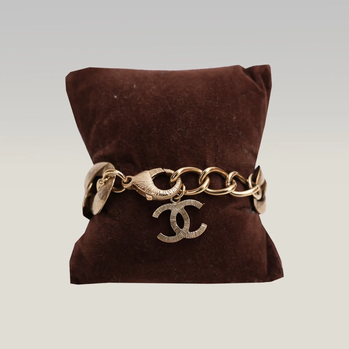 Pulseira de elos Chanel em dourado, foto 3
