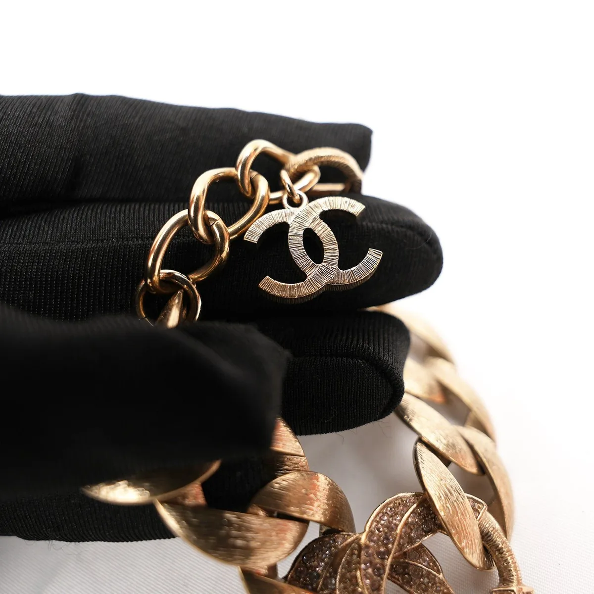 Pulseira de elos Chanel em dourado, foto 6