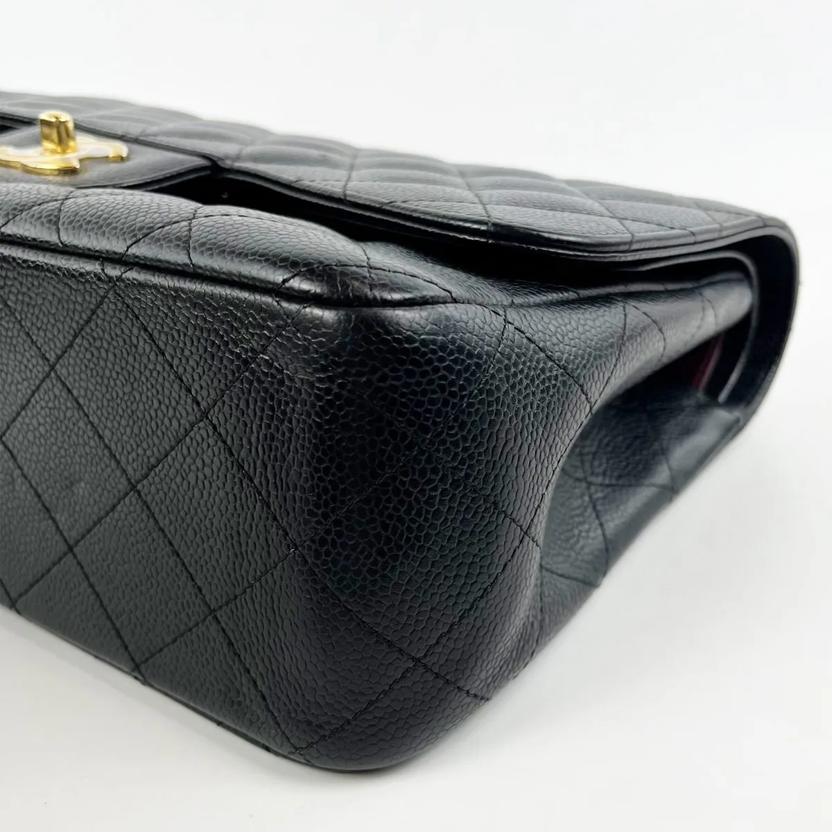 Chanel Classic Flap Jumbo 30 in Black, photo 4