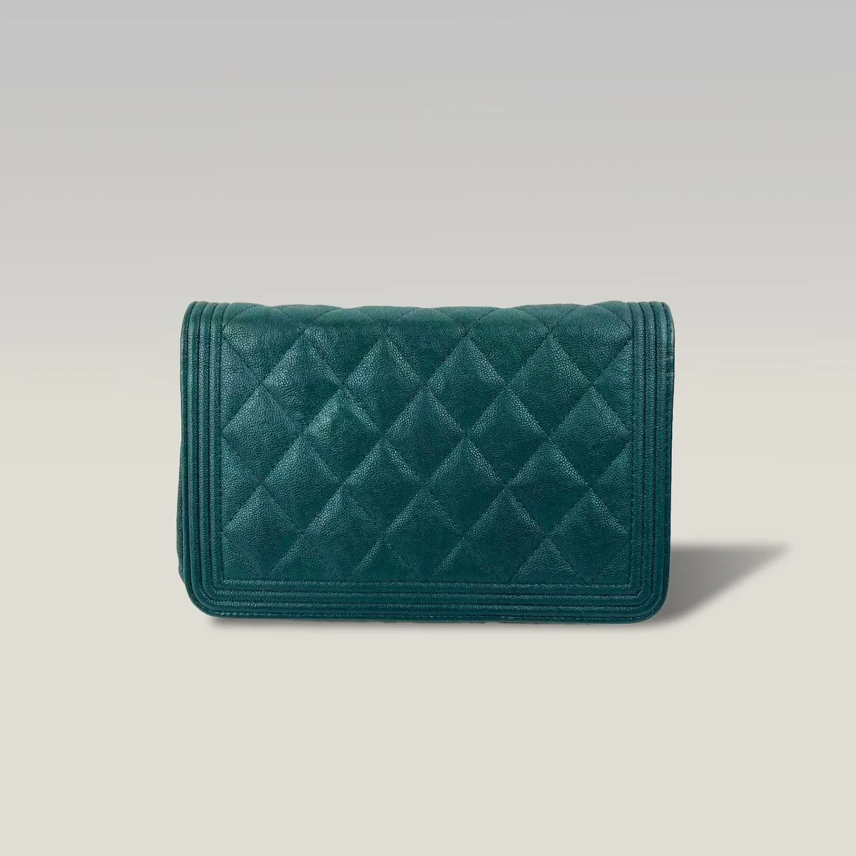 Chanel Boy WOC in Green, photo 3