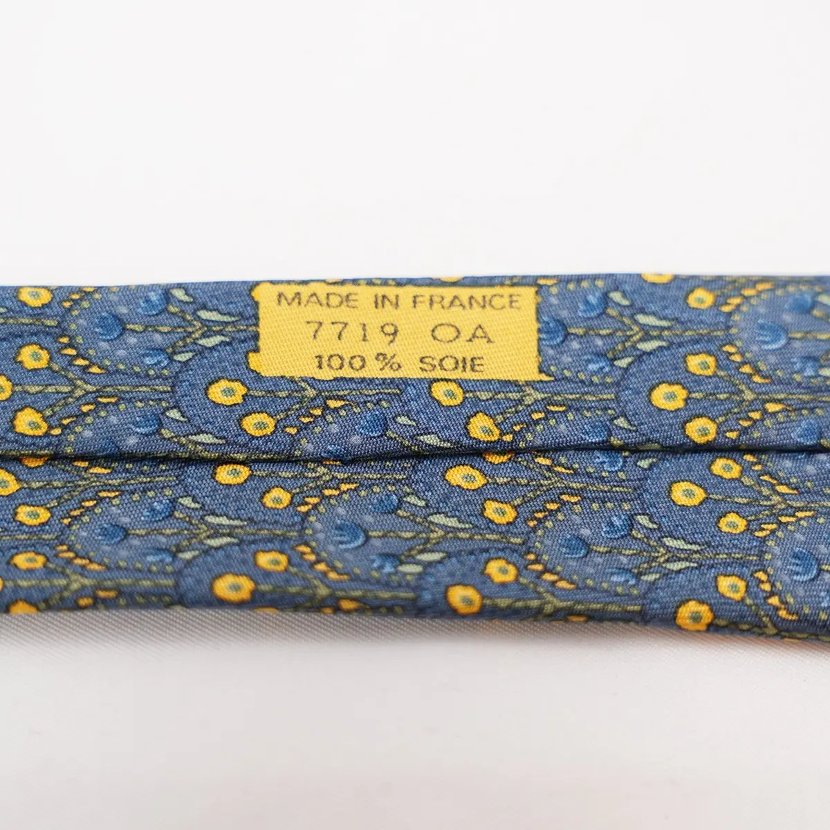 Hermès Silk Tie in Green, photo 4