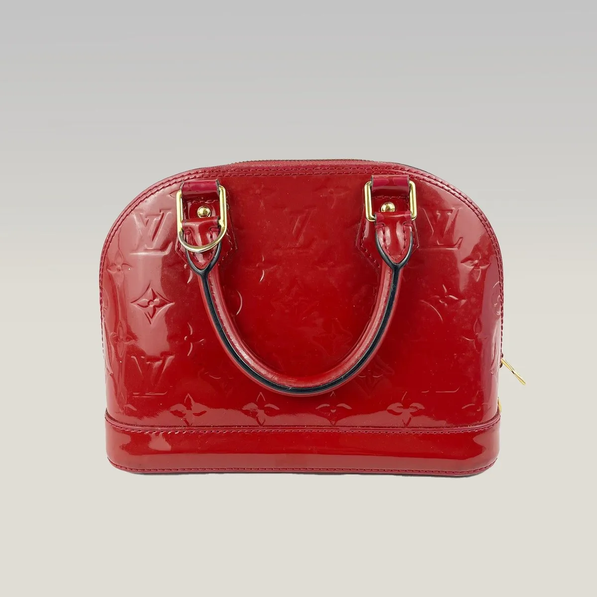 Borsa Louis Vuitton Alma BB in rosso, foto 2