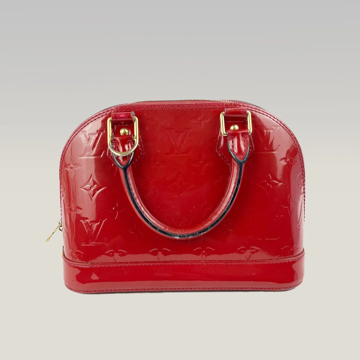 Borsa Louis Vuitton Alma BB in rosso, foto 3